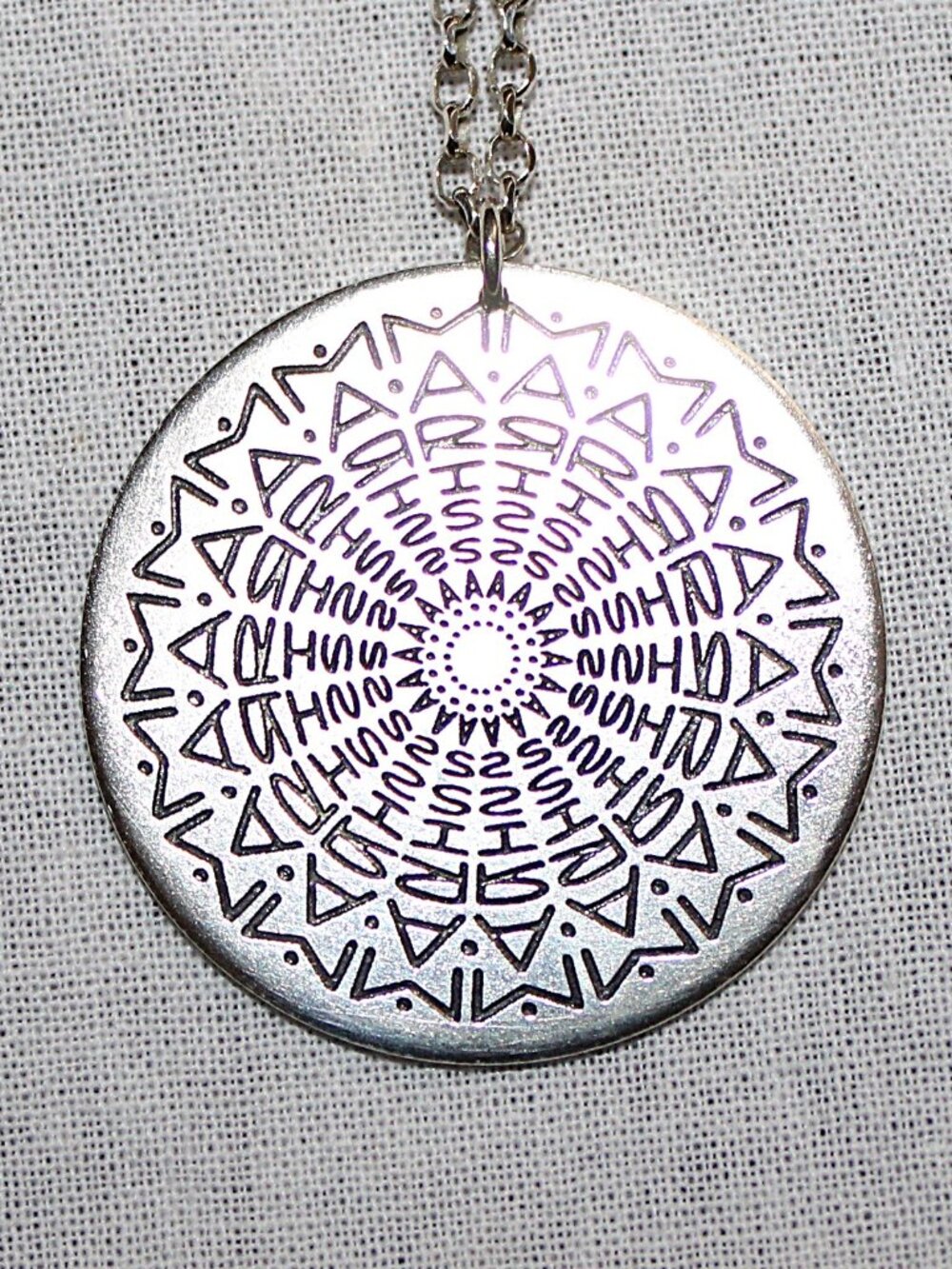 Sterling Silver Marissa Medallion Necklace